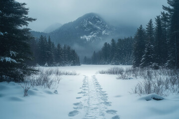 Obraz premium Winter Poster