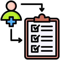 Fototapeta premium Outcomes Icon