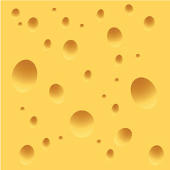 Cheese texture, pattern of yellow fresh delicious cheese with round rings. Organic farm food product.