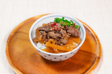 大根入り牛丼