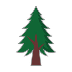 green christmas tree