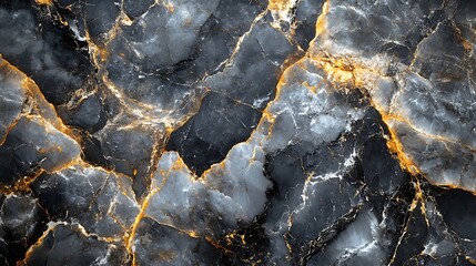 Fototapeta premium Sophisticated golden and gray marble textures with artistic layered abstract details