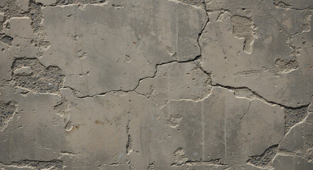 Obraz premium Cracked Concrete Wall Texture - Grunge Background Image