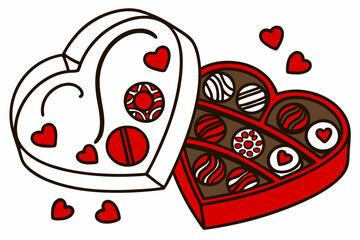 Explore the delightful charm of Cupid’s Candy Coils in this stunning vector line art design. Perfect for Valentine’s Day, this elegant artwork features intricate details on a clean white background