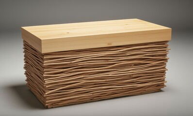 Stylish wooden storage box design