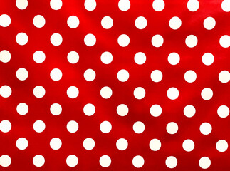 red polka dots pattern background