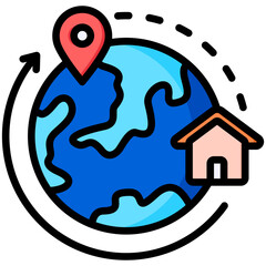 Expatriate Icon