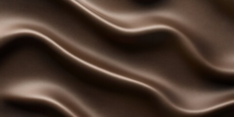 Obraz premium Luxurious brown leather texture with smooth flowing waves and rich tone