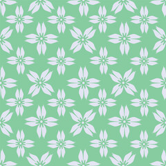 Seamless floral pattern, liberty ditsy print in delicate pastel colors. Pretty botanical design: small hand drawn flowers, little leaves, simple abstract bouquets on a light background