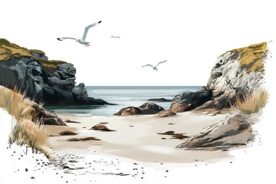 Secluded Beach on St. Stephen's Day