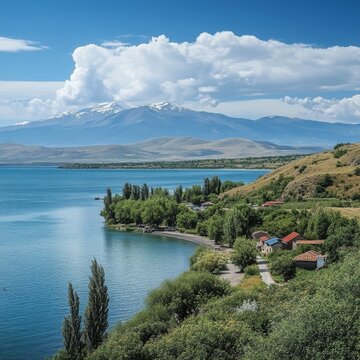 Majestic Lake Sevan, Armenia