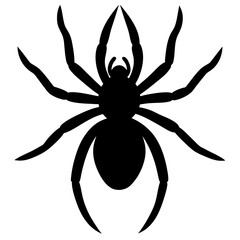 Minimalist Spider Silhouette Design Online