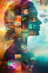 Dynamic Journey of Recovery: From Detox to Therapy in Vibrant Collage for Wellness Inspiration