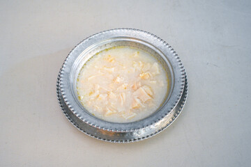 Turkish Traditional Tripe Soup. Iskembe, damar , curuk , beyran, ayak paca, kelle paca corbasi. Dil, beyin corbasi.