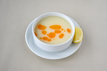 Turkish Traditional Tripe Soup. Iskembe, damar , curuk , beyran, ayak paca, kelle paca corbasi. Dil, beyin corbasi.