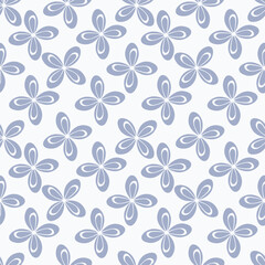 Beautiful pattern with flowers and leaf. Floral vector illustration.