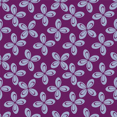 Beautiful pattern with flowers and leaf. Floral vector illustration.