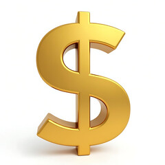 gold dollar sign