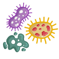 illustration of bacteria