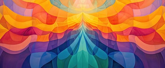 Obraz premium Abstract colorful wave pattern background.