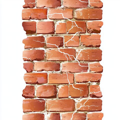 Obraz premium Minimalist brick logo with lightning bolts in 2D vector