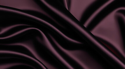 Obraz premium Black dark gray purple burgundy red background. Silk satin fabric. Luxury elegant beauty premium rich. Shiny glitter shimmer silky. Drapery fold crease. Christmas birthday Valentine romance festival