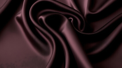 Fototapeta premium Black dark gray purple burgundy red background. Silk satin fabric. Luxury elegant beauty premium rich. Shiny glitter shimmer silky. Drapery fold crease. Christmas birthday Valentine romance festival