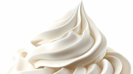 3d ice cream whip vanilla