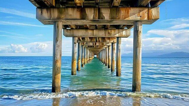 a pier  and  oca pier  and  oceanean