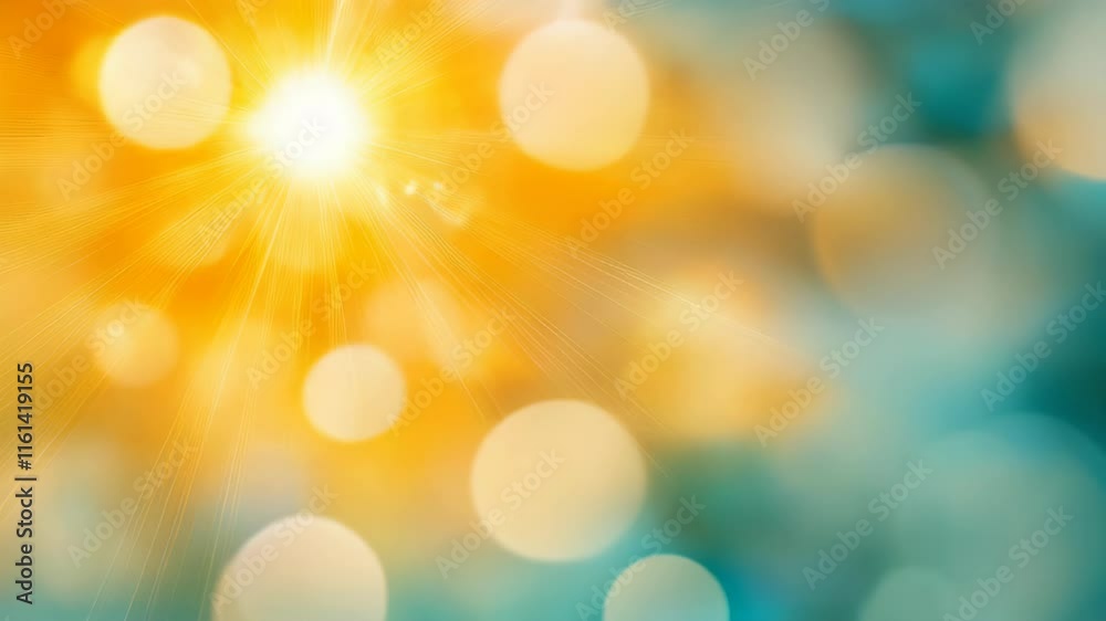 Poster Sunlight Dances Through Soft Focus Creating an Ethereal Glow in Nature's Color Palette