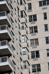 Apartment building in New York City 