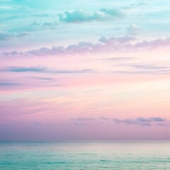 sunset on the sea