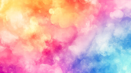 Vibrant Dreamy Fantasy Style Wallpaper &ndash; Bright, Colorful, Ethereal Design, Perfect for a Fantasy-Inspired Background