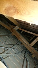 1841)Request for removal of Japanese yellow hornet nest from the deep in the attic on the second floor(Photo taken at 15:53 on august 2, 2017)