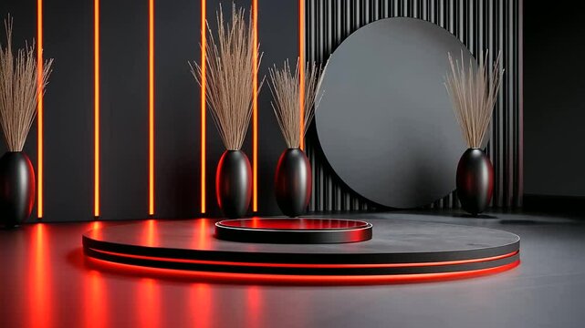 Digital Marketing Agency Background in Black and Red Colors