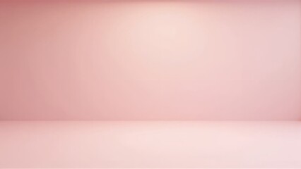 Simple Pink Studio Background with Gradient Lighting and Copy Space