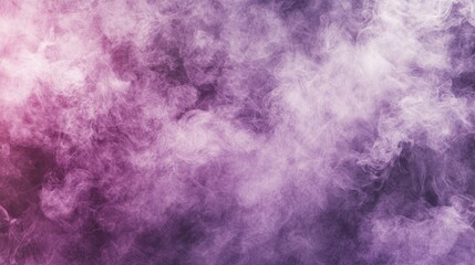 Fototapeta premium Abstract pink and purple smoke clouds on black background.