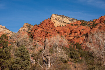 Views of Bear Mountain near Sedona, Arizona.
