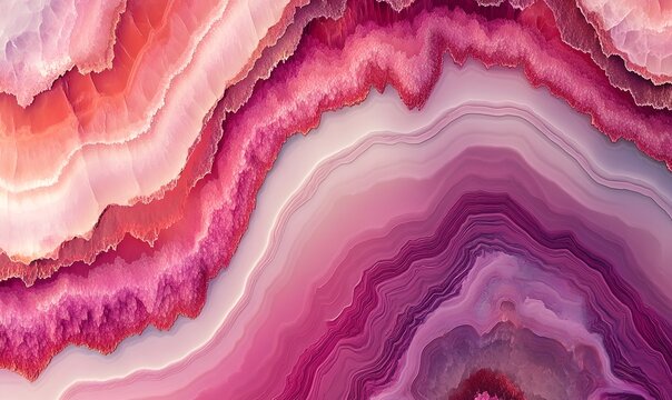 Abstract pink and red agate texture.