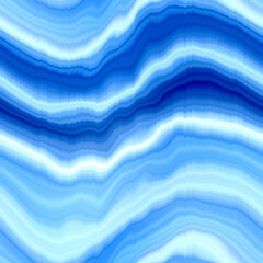 Modern summer striped blur wash seamless pattern background for trendy beach wear and coastal living designs. Repeatable alcohol ink bleed effect in blue white indigo colors