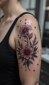 Minimalist Chic: Simple Upper Arm Tattoo Designs