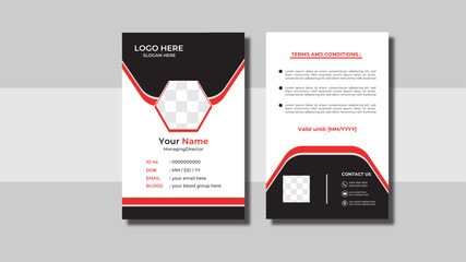 business id card template.