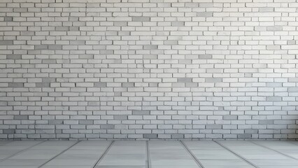 Fototapeta premium Grey Stone Tiles and White Brick Wall Texture, Modern Minimalist Background