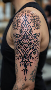Tribal Majesty: Upper Arm Tattoo Designs