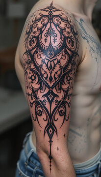 Tribal Majesty: Upper Arm Tattoo Designs