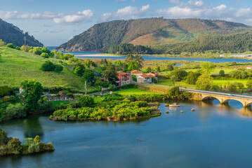 Fields, towns, villages, and rivers of the Pyrenees