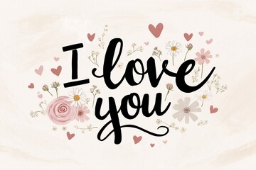 I Love You Card, I Love You Text, I Love You Typography Design, Decorative I Love You Background, I Love You Wallpaper, I Love You Day message, I Love You Quotes, I Love You Typography