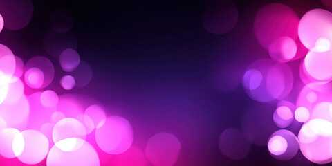 Vibrant Pink and Black Background with Mesmerizing Lights - Chaos