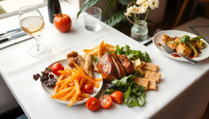 Popular Food created with Generative AI technology