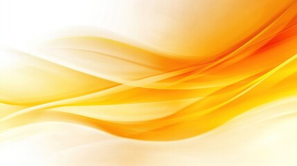 Abstract orange and white wavy background.